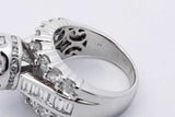 2.26cttw Diamond Ring In 14k White Gold 13 Grams Size 7.5 Eb0526lrxzsa