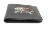 Burberry Equestrian Knight Black Leather Wallet Eb0526oxzde