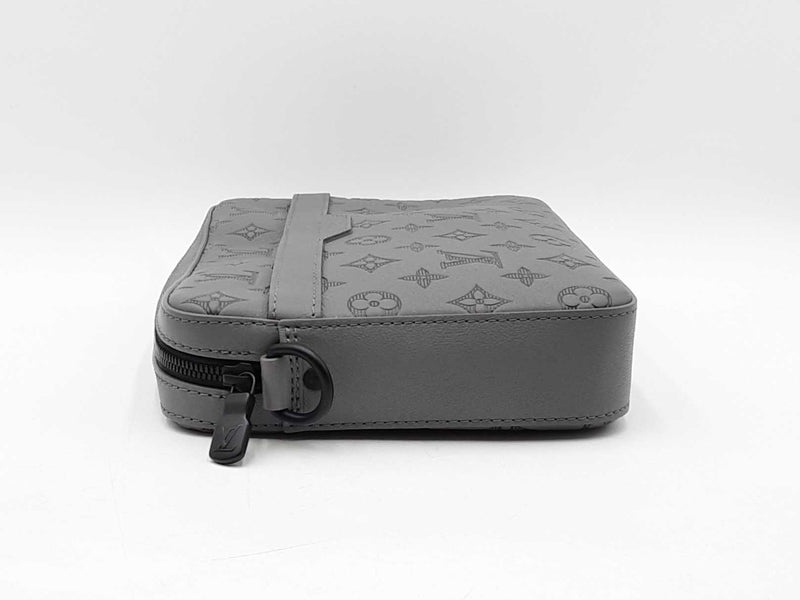 Louis Vuitton Trio Messenger Bag In Anthracite Grey Monogram Shadow Fw0825lozxdu