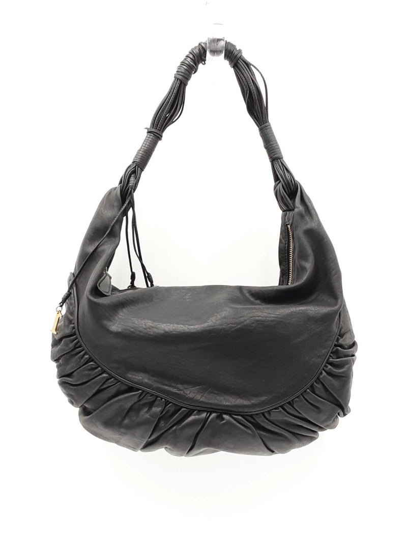 Christian Dior Gypsy Black Leather Hobo Bag Sd0725lzxdu