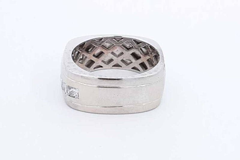 Approx. 1.52ctw Diamond Ring In 14k White Gold 13.3 Grams Size 11 Eb1224lxxzsa