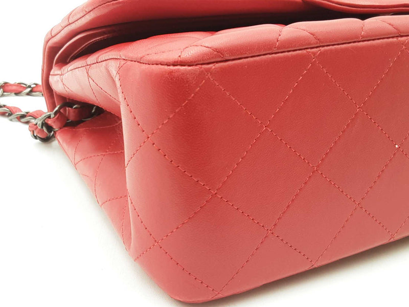 Chanel Lambskin Jumbo Double Flap Shoulder Bag Aa0325pozxsa