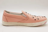 Jimmy Choo Studded Star Pink Leather Slip On Sneakers Size 43 Eb1225lexde