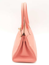 Hermès Epsom Birkin 30 Flamingo Handbag Sd0325lzrxzsa