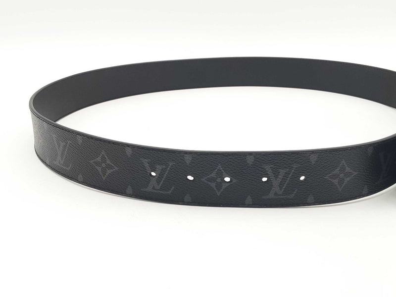 Louis Vuitton Monogram 40mm Matte Black Belt Size 38 Aa0925lrzsa
