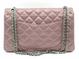 Chanel Quilted Aged Calskin Reissue 2.55 Double Flap Purple Handbag Aa0926orzxsa
