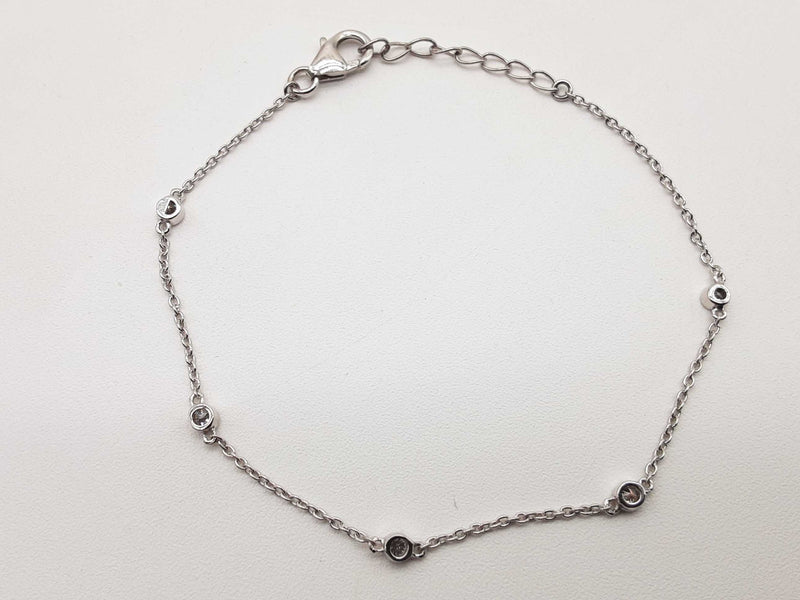 0.95 Cttw Lab Grown Diamonds 0.925 Silver 6.7g Diamond By Yard Ensemble Do0525lowde