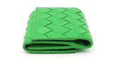 Bottega Veneta Intrecciato Green Leather Wallet Eb0526lixsa