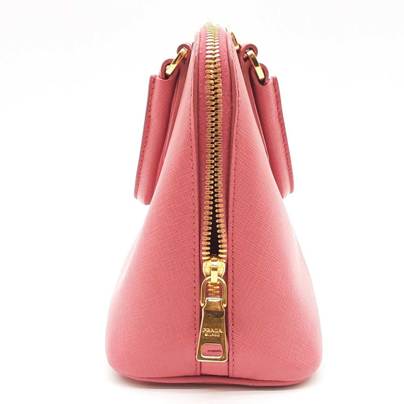 Prada Pink Saffiano Promenade Leather Shoulder Bag Lh0125rxzde