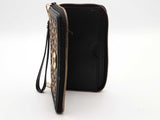 Michael Kors Fulton Phone Case Zip Around Brown Wallet Aa0726lzsa