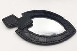 Alaia Black Croc Embossed Leather Clutch Eb0226oxzsa