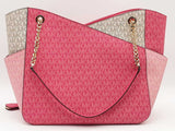 Michael Kors Jet Set Large Chain Shoulder Tote Pink Aa0726rzsa