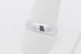 14k White Gold Wedding Band 4.8 Grams Size 9 Eb0426wxzsa