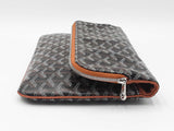 Goyard Sainte Marie Mm Clutch In Goyardine Coated Canvas & Leather Fw1026rzxdu