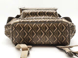 Dior Hit The Road Diamond Green Canvas Backpack Aa0725lzxzsa