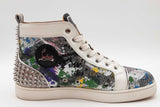 Christian Louboutin Lou Spikes Sequin Sneakers Eu Size 42 Eb0626lxzde