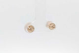 0.9cttw Diamond Stud Screwback Earrings In 10k Yellow Gold 0.8 Grams Eb0926wxzsa