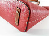 Dooney & Bourke Brielle Tote Bag In Red Pebbled Leather Fw1025wxde
