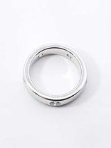 0.65 Cttw Diamond & 14k White Gold Anniversary Ring 6.3 Grams Size 4 Fw0226iszdu