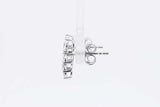 0.48cttw Lab Grown Marquis Diamond Stud Earrings 14k White Gold 1.3g Eb0826wrxsa