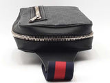 Gucci Gg Supreme Monogram Web Belt Bag Black Aa0226pzxsa