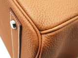 Hermes Birkin Hac 40 Gold Brown Togo Palladium Hardware Duffle Bag Do1025lpzxzde