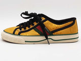 Gucci Tennis 1977 Yellow Gg Canvas Shoes Size 38 Aa0726exsa