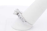 1.4cttw Diamond Ring In 18k White Gold 6 Grams Size 8.5 Eb0526ooxzdu