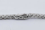 4.02cttw Lab Grown Diamond Tennis Bracelet 14k White Gold 6.1g 7 In Eb0326lwxzsa
