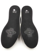 Gucci Screener Black & White Leather Sneakers Size 6.5 Eb1225oxzdu