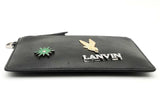 Lanvin X Future Leather Double Clutch With Id Card Case Eb0724ooosa