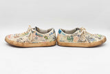 Golden Goose Superstar In Graffiti-printed White Leather Size It 42 Fw0925lrzdu