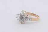 1.71cttw Diamond Ring In 18k Yellow Gold 5.4 Grams Size 6 Eb0625lizxsa