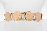 18k Yellow Gold Link Bracelet 19 Grams 6 Inch Eb1225exzsa