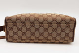 Gucci Gg Canvas Half Moon Pochette Shoulder Bag Eb0826wxzde