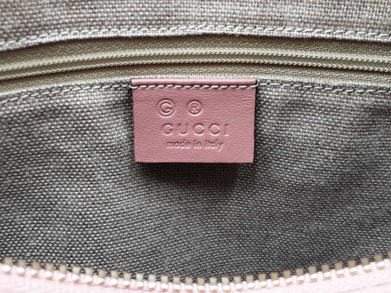 Gucci Margaux Shoulder Bag In Pink Microguccissima Leather Fw0725przdu