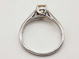 0.65 Cttw Champage Diamond 0.95 Platinum 5.1g Ring Size 8.75 Lh0324pixde