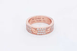 Cartier 18k Rose Gold Apptox. 0.66ctw Diamond Love Ring Eb0424rxxzsa