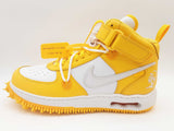 Nike X Off- White Dr0500-101 Air Force 1 Yellow Shoes Size Us 11.5 Do0525lcxde