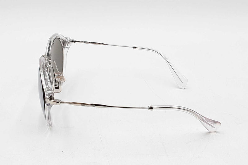 Miu Miu Smu 51s Silver Sunglasses Sd0725ezdu