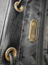 Mcm Black Leather Backpack Eb0726lcrdu