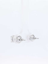 2.0 Cttw Lab-grown Diamond Stud Earrings In 14k White Gold 1.1 Gram Fw0326wcrdu
