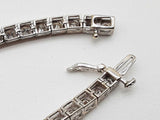 1.35 Cttw Diamonds 14k White Gold 13.7g Tennis Bracelet 6.75 In Do0725cxzde