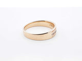 0.18 Cttw Diamond & 10k Yellow Gold Wedding Band 5.4 Grams Size 11 Fw0824rzxdu