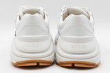 Gucci Rhyton Worldwide White Leather Sneakers Size 6 Eb0925oxzdu