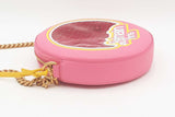 Balmain Barbie Translucent Pink Disco Round Crossbody Eb0425lxxzsa