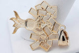 10k Yellow Gold Money Tree Pendant 2.5 Grams Eb0526lxzde