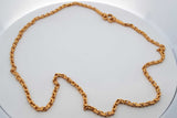 24k Yellow Gold Link Chain Necklace 73.7 Grams 25 Inch Eb0626erxzdu