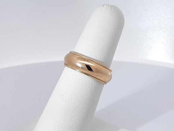 14k Yellow Gold 6.3 Grams Wedding Band Size 5.5 Aa1125wlrsa