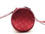 Louis Vuitton Bb Monogram Rouge Satin Little Papillon Shoulder Bag Lh0924ixzde